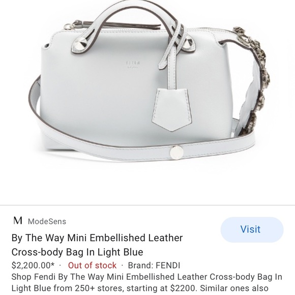 Fendi By The Way with embellished tail 💥(1hr price drop only)💥 - Picture 7 of 16